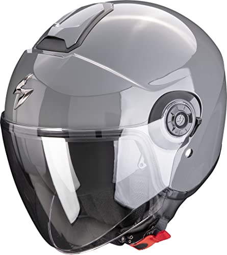 Scorpion, Exo-City Ii, Jet Boxes E Demi-Jet, Cemento Grigio, Xs, Unisex-Adult