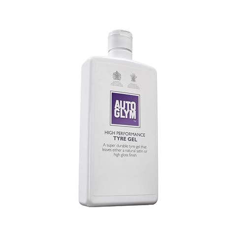 Autoglym Tyre Gel Lucido Per Pneumatici Ad Alto Rendimento 500Ml - Gel Nero Gomme Per Finitura Lucida O Naturalmente Satinata