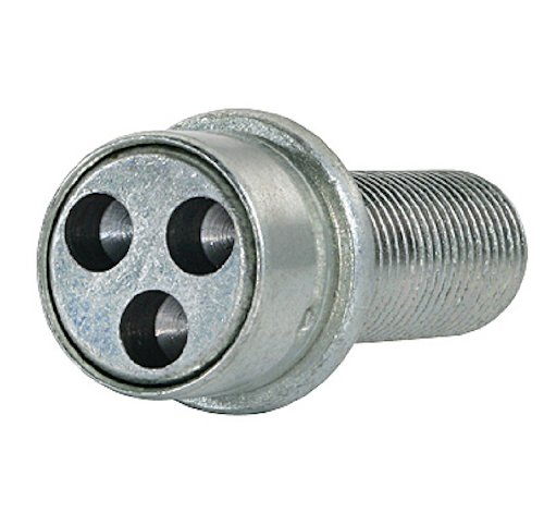 Farad 1-Za Sb 1Ch.Sp Stil Bull Antifurto Ruote Per Autovetture Con Serraggio A Bullone, 4 Con 1 Chiave