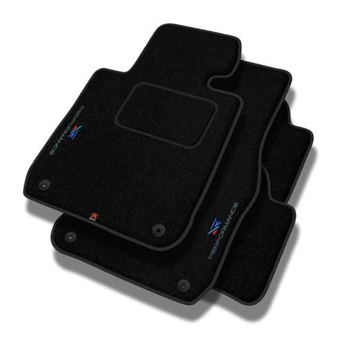 Performance Tappetini Tappetini Auto In Velluto Personalizzati Per Skoda Roomster 2006-2015 - Standard, Traforato, Blu, Ciano E Rosso -Ricamo Cnc Prec