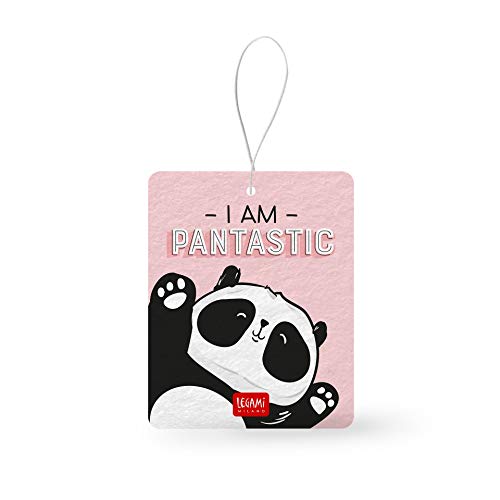 Legami - Profumatore Per Auto, Sos Car Sweet Car, 6,8X8,5 Cm, Tema Pantastic, Fragranza Vaniglia, Cartoncino Sagomato Da Appendere Allo Specchietto Re