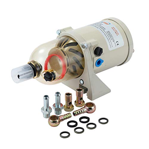 Katsu Filtro Carburante, Separatore D'Acqua Per Filtro Carburante Diesel Fg500 Per Motori Diesel Marine Barche Trucks Trattori Generatori Elettrici 48