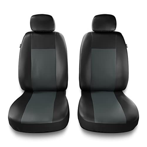 Mossa Coprisedili Anteriori Compatibili Con Renault Scenic I, Ii, Iii, Iv (1996-2019) - Fodere Sedili - Set Coprisedili Auto Universali - 2Cm-G