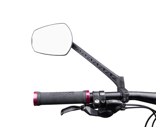 Zefal Espion E80 Sinistra - Specchietto Bici Elettrica - Specchietto Retrovisore Bici Montaggio Manubrio - Accessori Bici Elettrica Per Una Migliore V