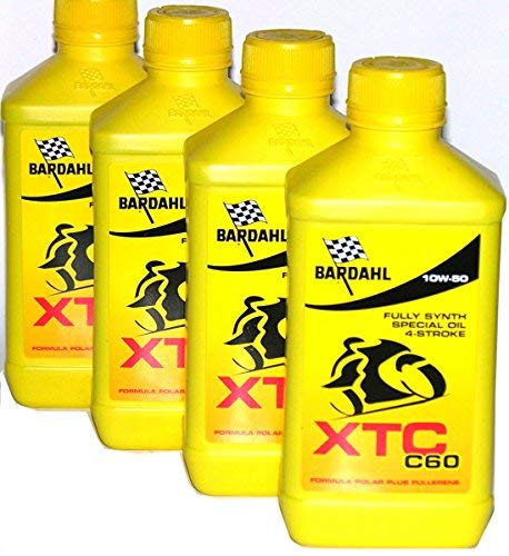 Mim Distribution 4 Lt Olio Motore Moto Bardahl Bardhal Xtc C60 10W50 Sintetico 4 Tempi