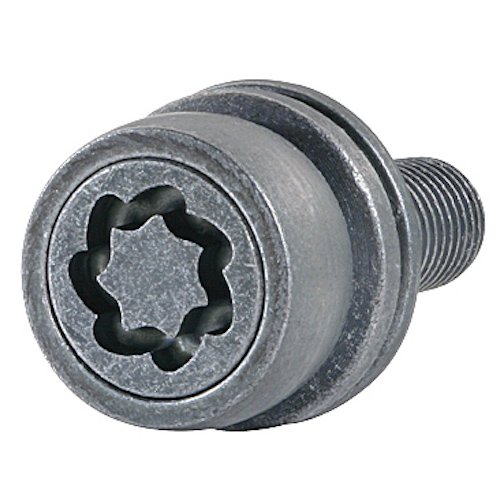 Farad 1-Be8/E Star Lock 1Ch Starlock Antifurto Ruote Per Autovetture Con Serraggio A Bullone, 4 Con 1 Chiave
