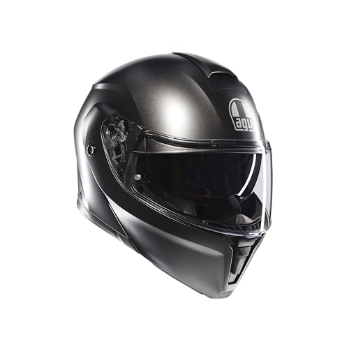 Agv Casco Streetmodular E2206 Mplk Mono Matt Asfalto Grey Xl