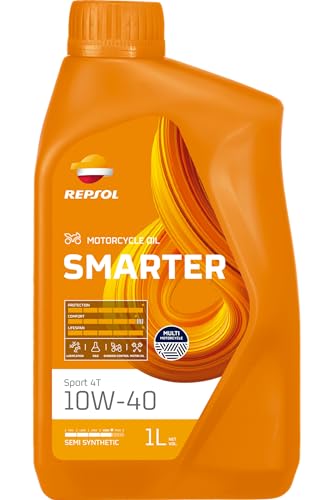 Repsol Moto Smarter Sport 4T 10W40 Tanica 1 Litro Olio Motore Auto Api Sl Jaso T 903 2016 Ma2