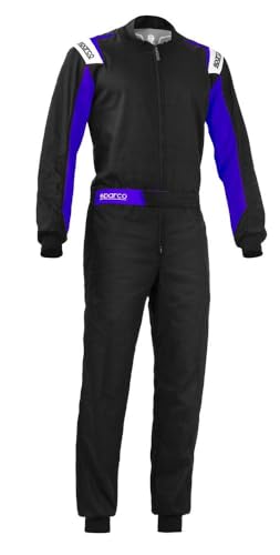 Sparco 002343Nreb4Xl Rookie Tuta Da Kart, Xl, Blck/El