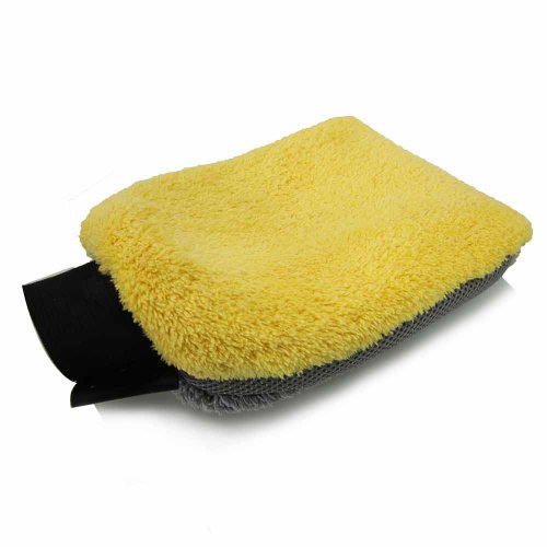 Chemical Guys Mic_402 Guanto Impermeabile 4 In 1 In Microfibra Premium Wash Mitt