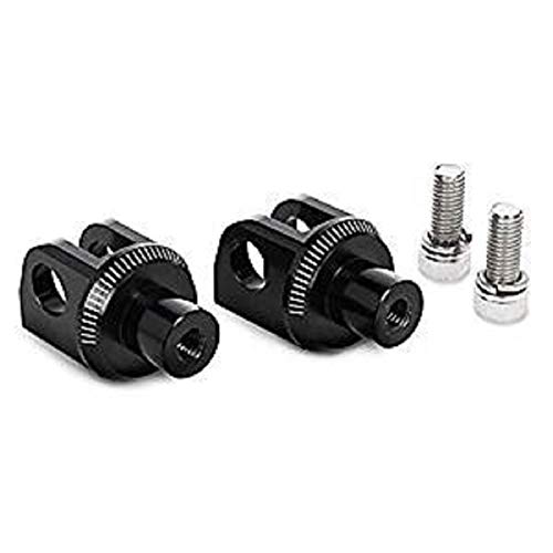 Puig Adattatore Set Pedane Pilota Per A Yamaha Mt-125 14'-18', Yamaha Mt-03 16'-18', Nero