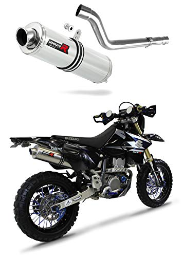 Dr-Z 400 S Sm Marmitta Racing Tondo Dominator Exhaust Terminale Di Scarico Silenziatore 2000-2019