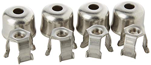 Confon Ag 71704 Spikes Spider Fix Set Di Clip 17Mm Set Di 4 Pezzi Per Lo Spik