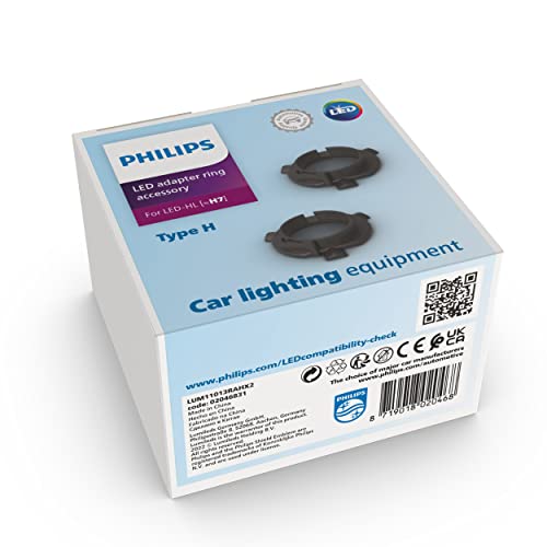 Philips Adattatori Tipo Rah Per Le Lampadine Led (H7) Ultinon Pro3021