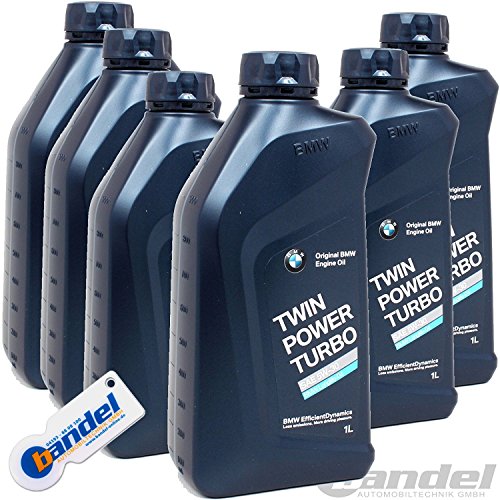 [Eur 9,97/1L] 6 X 1L Bmw Originale, W-40 30 Twin Power Turbo Longlife 04 Ll 04