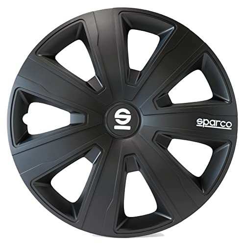 Sparco Set Copricerchi 4 Pezzi Palermo 16 Pollici Nero