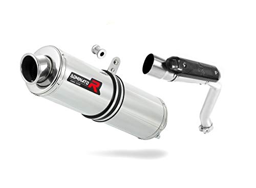 Cb 600 F Hornet Marmitta Racing Tondo Dominator Exhaust Terminale Di Scarico Silenziatore 2003 2004 2005 2006