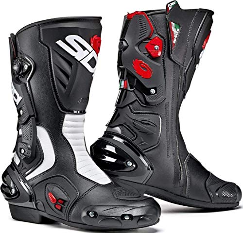 Sidi Vertigo 2 Stivali Moto Uomo, 43, Nero/Bianco