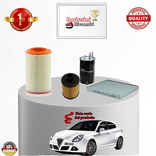 Kit Tagliando 4 Filtri Giulietta 2.0 Jtdm 103Kw 140Cv Dal 2012 ->