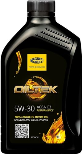 Magneti Marelli Parts & Services - Olio Motore 5W30 Diesel E Benzina, Olio 5W30 C3 Oiltek Performance 140550061426 - Accessori Auto E Pulizia Motore,