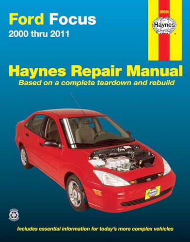 Ford Focus Automotive Repair Manual: Focus Models 2000 Through 2011, Does Not Include Information Specific To Svt And Rear Disc Brake Models