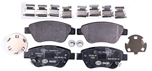 Hella Pagid 8Db 355 021-131 Kit Pastiglie Freno - T2263 - Spessore: 17Mm - Sistema Frenante: Bosch - Con Segnalatore Acustico Usura - Per Es. Opel / V