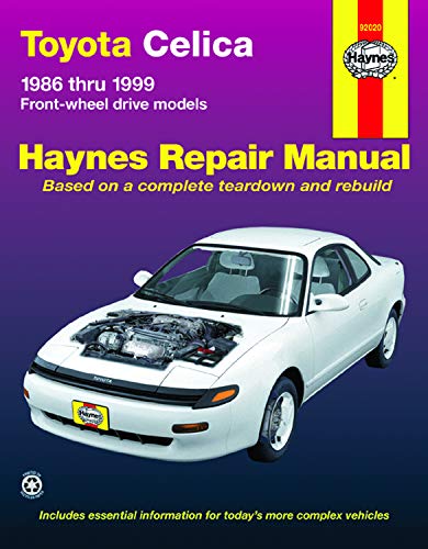 Toyota Celica Fwd (86 - 99): 1986-1999