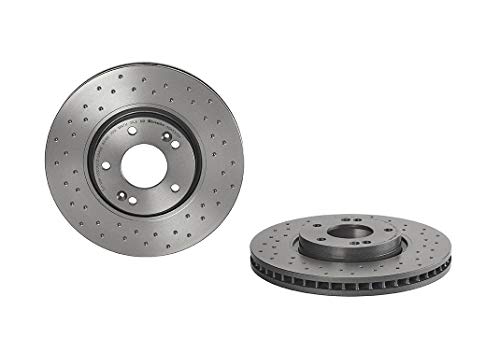 Brembo Xtra 09.A532.2X - Disco Freno Forato Anteriore, Set Di 2