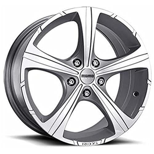 Momo Black Knight Silver 7 X 16 Et40 4 X 108 Cerchi In Lega