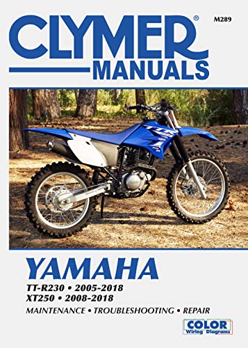 Clymer Manuals Yamaha, Tt-R230 2005-2018, Xt250 2008-2018