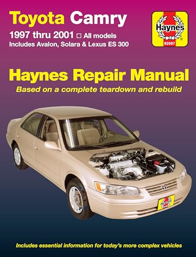 Toyota Camry And Lexus Es 300 Automotive Repair Manual: Models Covered : All Toyota Camry, Avalon And Camry Solara And Lexus Es 300 Models 1997 Throug