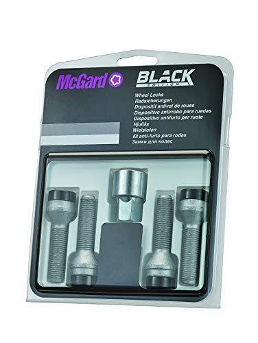 Mcgard 27244Sub Bulloni Antifurto, Nero, M14X1.25