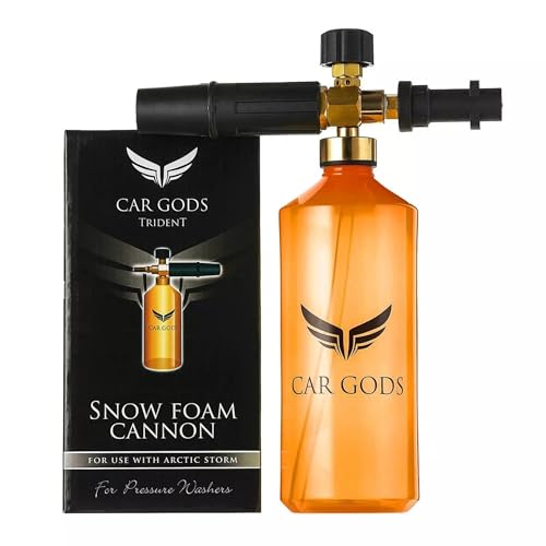 Car Gods Snow Foam Cannon/Launch - Capacità Di Schiuma Ad Alta Densità - Può Contenere Fino A 1 Litro Di Concentrato
