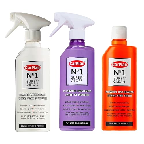 Carplan No.1 Super Super System Super Detox, Set Regalo Clean Gloss, 600 Ml