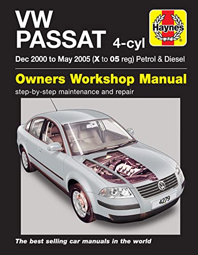 Vw Passat Petrol & Diesel (Dec 00 - May 05) Haynes Repair Manual