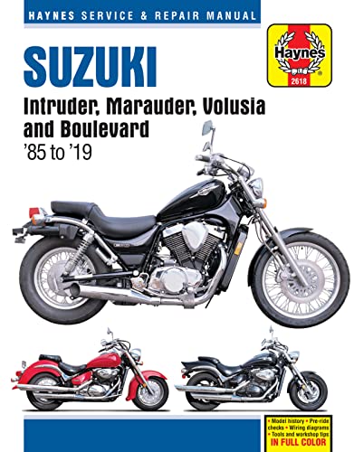Suzuki Intruder, Marauder, Volusia & Boulevard Service 1985 To 2019