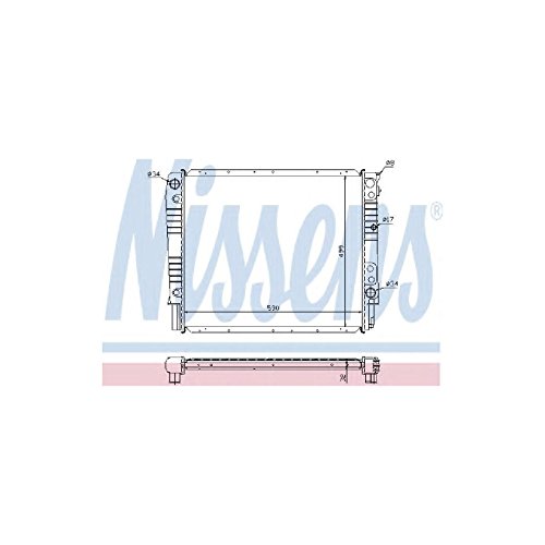 Nissens 65531A Radiatore Per Raffreddamento Del Motore