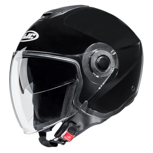 Hjc, Casco Moto Jet I40N Metallo Nero, M