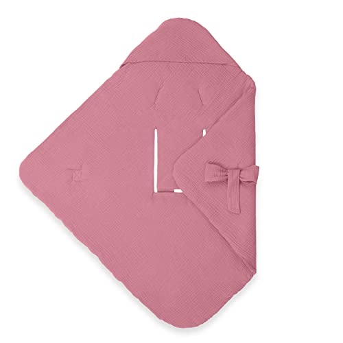 Hauck Copertina Neonato Snuggle So Cosy - Copertina Neonato Cotone Universale Per Seggiolino, Reboarder, Passeggino E Navicella - Si Lava A 30° - Berr