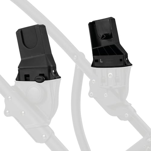 Hauck Adattatore Universale Per Passeggino Duett 2 E Duett 4 Per Fissare L'Ovetto Neonato (Cybex, Kiddy, Joie, Kinderkraft, Ecc.) - Facili Da Fissare,