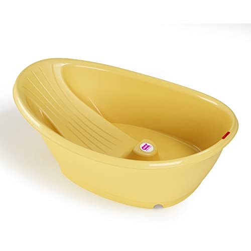 Okbaby Bella - Vaschetta Avvolgente Per Il Bagnetto Del Neonato 0-12 Mesi - Giallo