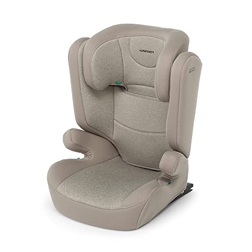 Foppapedretti Seggiolino Auto Time I-Size, Per Bambini Da 100 A 150 Cm Di Altezza, 3-12 Anni, Conforme Ece R129, Fissaggio Dualfix (Isofix E Non), Saf