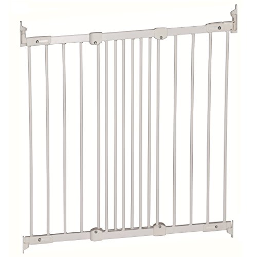Safetots Diagonal Fit Baby Gate Range (White Metal)