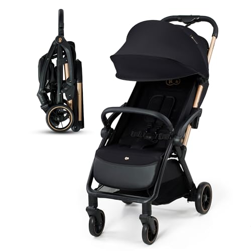 Kinderkraft Apino Passeggino Leggero Fino 22 Kg, Solo 7,5 Kg, Passeggino Da Viaggio, Pieghevole Automatico, Schienale Regolabile In Posizione Sdraiata