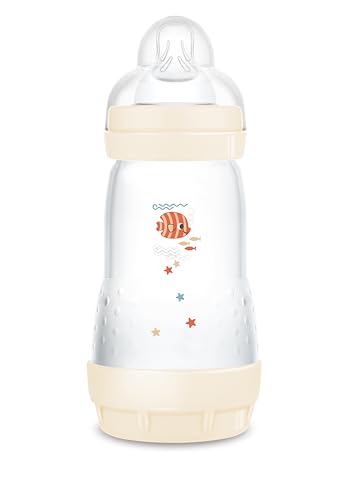 Mam Biberon Easy Start Anticolica, Con Tettarella In Silicone Skinsofttm, 2+ Mesi, 260 Ml, Neutro