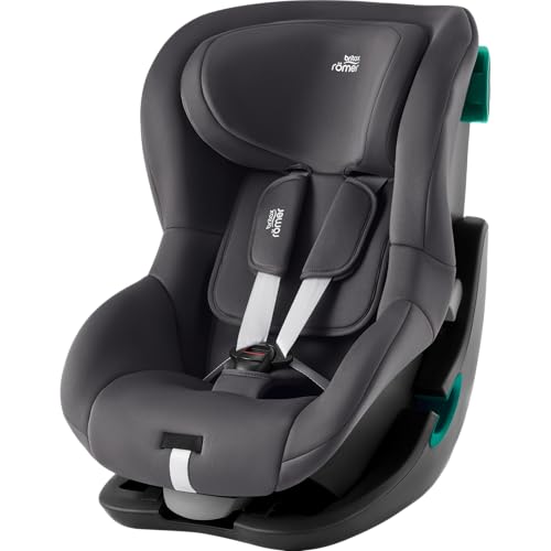 Seggiolino Britax Römer King Pro, Per Neonati Da 76 A 105 Cm (I-Size) Senza Isofix, 15 Mesi - 4 Anni, Midnight Grey