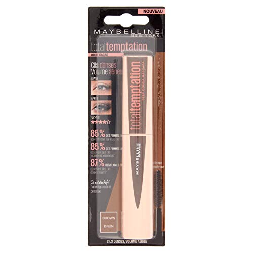 Maybelline New York – Mascara Volume – Total Temptation – 02 Cocoa Brown – 8,6 Ml