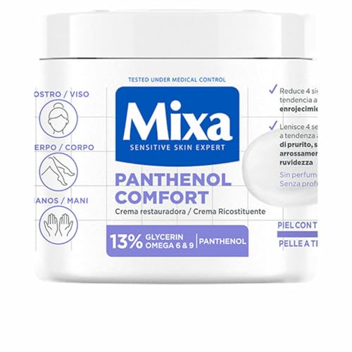 Mixa Panthenol Comfort Crema Ripristinante, 400 Ml