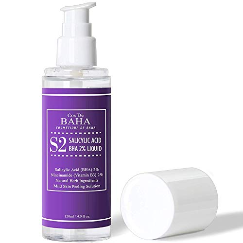 Cos De Baha Best Peeling Acido Salicilico Exfoliant - Liquid Facciale Con Niacinamide, Bha, 120 Ml