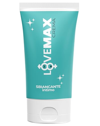 Lovemax Crema Sbiancante Intima, Parti Intime, Macchie Viso, Ascelle, Gomiti, Pelle, Mani, Ano Corpo Donna - Crema Schiarente Macchie Viso, Intima, Co